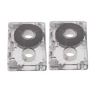 FOYTOKI Cassette Audio Vierge 2pcs Mini 60 Minutes avec Forte Compatibilité pour Enregistreurs Et Musique Portable Plastique