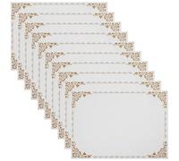 FOYTOKI Certificats de récompense Certificats vierges d'étudiant A4 blanc 10pcs papier épais pour diplômes, usage bureau ou maison