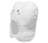 FOYTOKI Chapeau Costume en Peluche Forme Dent Accessoire de Fête Carnaval Cosplay Performance