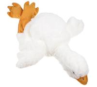 FOYTOKI Chapeau Peluche D'oie Blanc Ailes Ouvertes, Rembourrage Coton Pp, Confortable pour Performances et Événements, pour Bébés et Tout-petits