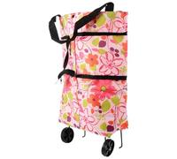FOYTOKI Chariot de Courses Pliable à Roulettes, Paquet, Quatre Roues | Grosse Capacité pour Courses et Marchés, Roulement Fluide, Format Compact, Aide Pratique pour Urbains et Seniors