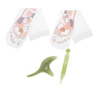 FOYTOKI Chaussettes de Réflexologie Plantaire pour Massage Acupression avec Outils, Confortables en Tissu et Résine pour Relaxation et Bien-pieds