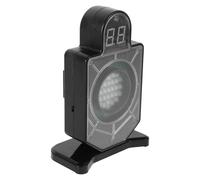 FOYTOKI Cible de Tir Électronique Noire en Plastique avec Détection Infrarouge pour Entraînement Continu Tir pour Garçon et Filles et Adultes