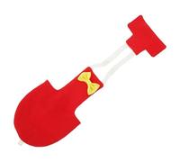FOYTOKI Couche pour Cockatiel en Tissu Coton Rouge, Costume de Perroquet Réutilisable Décoration Nœud, Ne Gêne Pas la Marche Vol, pour Sorties en Extérieur