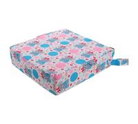 FOYTOKI Coussin Rehausseur de Chaise Garçon et Filles en Polyester Imperméable, Lavable en Machine, Support pour Tout-petit, pour Jouer et Dessiner, Couleur Bleu