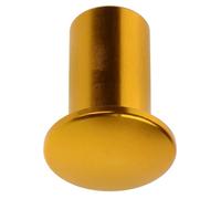 FOYTOKI Couvercle Or D'aluminium Alliage de Frein en Bouton à Main de Installation Facile, Accessoire Polyvalent Diamètre 4mm Intérieur et 11mm Extérieur pour Voiture