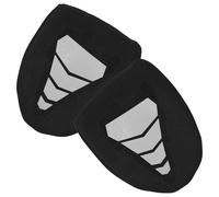FOYTOKI Couvre-Chaussures Coupe-Vent et Antidérapant de Cyclisme Imperméables en Néoprène Noir, Coupe Demi-Pied pour Cyclisme en Extérieur