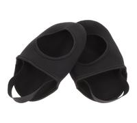 FOYTOKI Couvre-Orteils 1 Paire de Vélo Imperméable et Coupe-Vent en Néoprène Bande Élastique, Protection Chaude Noire pour Cyclisme et Sports de Plein Air