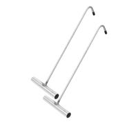 FOYTOKI Crochet de Levage en T Inoxydable, Lot de 2, pour Regards | Acier Inoxydable et Caoutchouc, Levage Sûr à Levier, Service Extérieur pour Couvercles D’accès et Portes Roulantes