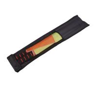 FOYTOKI Drapeaux de Signalisation Manuelle Poignée en Acier Inoxydable Lot de 2 Légers en Tissu Oxford Absorption Sueur pour Arbitre de Football et Rugby pour Matchs et Entraînements