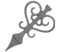 FOYTOKI Embouts de Poteaux en Fer Forgé Pointus Style Européen pour Clôture Jardin, Résistance la Rouille et Installation Facile, Accessoire Décoratif pour Portillon de Jardin DIY