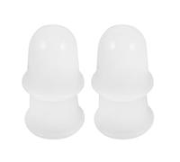 FOYTOKI Ensemble de 4 Ventouses en Silicone Transparent pour Corps Effet de Massage sous Vide, Thérapie par Succion, pour Usage à Domicile