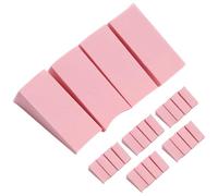 FOYTOKI Éponge à Ongles Dégradée Rose, Accessoire de Manucure Léger en Mousse, Pack de 3 Paquet pour Application Précise Autour des Yeux Nez