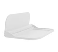 FOYTOKI Étagère Murale Pliable Blanche Cadre Épaissi, Forte Capacité de Charge, Rangement Pratique pour Cuisines et Espace Organisateur Simple et Stylé