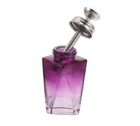 FOYTOKI Flacon Pompe Rechargeable 150ml pour Dissolvant de Vernis à Ongles en Verre Pourpre Distribution à Pression, Anti-fuite, pour Usage Familial ou Salon