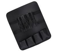 FOYTOKI Gilet de Coiffeur Paquet à Outils de Coiffure Moderne Noir en Tissu Oxford avec Compartiments Multiples, Design Multifonctionnel et Accès Pratique pour Professionnels