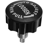 FOYTOKI Goupille Rotative à Bouton-Poussoir pour Vélo D’Exercice Vis Filetée 10 MM Accessoire de Rechange en ABS Noir Réglage Hauteur pour Équipement Fitness à Domicile et Salle de