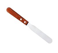 FOYTOKI Grattoir pour l'Épilation Corporelle Spatule à Cire Inox avec Manche Bois pour Application Facile en Beauté et Domicile Plusieurs styles