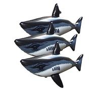 FOYTOKI Jouets Gonflables pour Garçon et Filles Requins en Plastique Lot de 3 Jeux d'eau de Natation pour Piscine et Plage