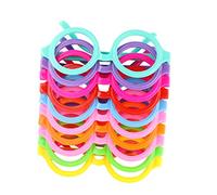 FOYTOKI Jouets Pour Enfants 10 Pièces Monture De Lunettes Pour Enfants Lunette Ronde Lunette Jouet Fausse Lunette Déguisement Pvc Tout-petit Vêtements
