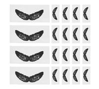 FOYTOKI Kit de Cire pour Épilation du Nez 100 Autocollants Moustache en Pp Noir pour Retirer Poils Nez et Décorer Barbe en DIY
