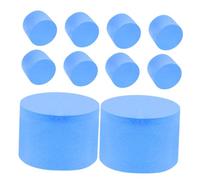 FOYTOKI Kit De Contrôle De L'humidité pour Fourmilière Bouchons en Éponge Absorbante, Tubes à Essai De Diamètre 15 Mm, Lot de 10 Pièces, Accessoires pour Élevage De Fourmis en Laboratoire