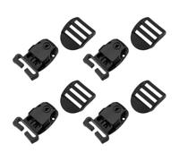 FOYTOKI Kit de Réparation en Plastique Clips de Couverture de Spa Couverture de Spa 4 Pièces Noir Haute Résistance pour Fixation et Verrouillage