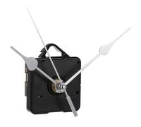 FOYTOKI Kit Mécanisme d'Horloge Silencieux à Quartz pour Horloge Murale 25-30 CM Moteur de Remplacement à Piles Aiguilles de Cœur Argentées Kit de Fabrication et Réparation Horloge DIY