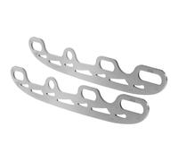 FOYTOKI Lames de Patinage à Glace Remplaçables en Acier Inoxydable 253 Mm, Taille Small, 1 Paire pour Patins de Hockey et Roller Hockey, Pièces Solide Compatibles Chaussures de Sport