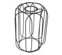 FOYTOKI Lampadaire Métallique Cage Luminaire Industriel Vintage Abat Jour Robuste Compatible Suspension et Lampes Pied Décor Polyvalent pour Cuisine Salon