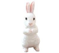 FOYTOKI Lapin en Peluche Adorable Garçon et Filles Jouet en Peluche Grand Modèle Décoration Amusante pour Chambre Jouet Mignon pour Bébé Accessoire de Jeu Portable