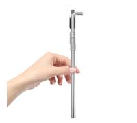 FOYTOKI Loquet de Sol en Acier Inoxydable Épais Verrou de Porte Robuste et Fiable pour Portail Design Simple et Finition Argentée Solide