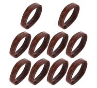 FOYTOKI Lot de 10 20mm Cuir Boucle Souple, pour Bracelet de Montre | Installation Facile, Remplacement pour Retenue Cassée, Maintien Sûr du Bracelet, Couleur Marron