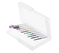 FOYTOKI Lot De 10 Forets De Manucure Colorés Pour Ongles En Acrylique, Taille Standard, Retirer Cuticules Et Vernis, Pour Usage Professionnel Et Domicile