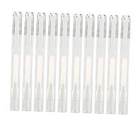 FOYTOKI Lot de 10 Vides Transparents 3Ml pour Vernis à Ongles Applicateur Anti-Fuite Voyages Produits Cosmétiques