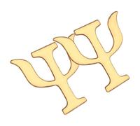 FOYTOKI Lot de 2 Broches en Alliage Doré Épingles Décoratives au Symbole Psychologie Style Rétro Vintage pour Femmes et Hommes Accessoire Polyvalent pour Vêtements Pulls et Chapeaux