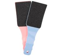 FOYTOKI Lot de 2 Limes à Main Pied Double Face en Ps pour Éliminer la Peau Morte Épaisse, Gain de Place, Accessoire pour Soin des Pieds