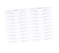 FOYTOKI Lot De 2 Patchs Pour Sourcils Artificiels Tatouage Naturel Tatouage Pour Sourcils Cheveux Sourcils Pour Sourcils Autocollants Pour Sourcils Lampe Kit Pour