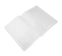 FOYTOKI Lot de 2 set de Protections Transparentes et Imperméables en PVC pour Carnet A5 Housse Film Protecteur Couverture Plastique pour Cahiers Scolaires et Agendas