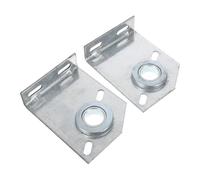 FOYTOKI Lot de 2 Supports de Palier Central Roulement 25,4 MM, Pièces pour Ressort de Porte de Garage, pour Quincaillerie et Réparation de Portes Résidentielles