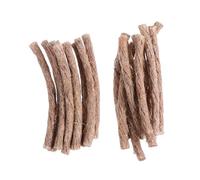 FOYTOKI Lot de 20 Cordes Allume-feu en Mèche De Survie 100% Cire D’Abeille Et Chanvre Naturel, Corde Résistante Légère, Kit Camping Outdoor pour Feu De Camp Et Survie