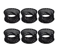 FOYTOKI Lot de 20 Élastiques à Cheveux Larges en Nylon pour Femmes, Légers et Doux, Adaptés aux Cheveux Épais sans Tirer ni Abîmer, Accessoires pour Queue de Cheval