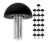 FOYTOKI Lot de 20 Pieds de Nivellement Réglables pour Meubles Vis M8 X 22 MM Tige Filetée 17 MM Pieds de Meubles à Visser pour Tables Chaises et Armoires Protection Sol et Stabilité