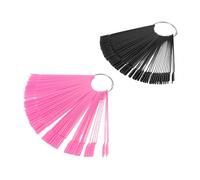 FOYTOKI Lot De 200 Cartes D'Échantillons De Pour Ongles Palette De Manucure Support De Couleur Pour Salon Bâtonnets D'Échantillons De Pour Ongles Cadeaux