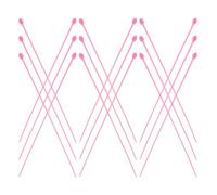 FOYTOKI Lot de 30 Épingles à Permanente en Plastique Rose, Bâtonnets pour Permanente de Cheveux, Accessoires Coiffure Professionnels pour Salon, Fixation Sûre pour Cheveux Mouillés