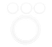 FOYTOKI Lot de 4 Joints Toriques en Silicone Blanc pour Chauffage Spa 2 Pouces, Étanchéité Sécurisée et Solide, pour Maintenance de Spa Hot Tub