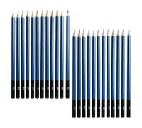 FOYTOKI Lot de Set Crayon à Dessin Bleu 36 Pièces, 5h-8b, en Bois | Mine Résistante, Prise Ergonomique, Taille Facile, Large Gamme de Dureté, pour Artistes Débutants et Œuvres Complexes