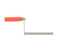 FOYTOKI Manivelle de Treuil pour Mât de Drapeau, Fer et Plastique Orange | Remplacement Manuel pour Remorque Bateau, Usage Fêtes et Rassemblements, Installation Simple, Compatible