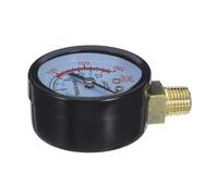 FOYTOKI Manomètre Radial Vertical pour Compresseur à Air, Alliage Tungstène Carbone, Mesure Précise, Solide pour Usage Industriel et Remplacement Pièces Compresseur