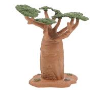 FOYTOKI Modèle d'arbre Miniature Baobab Petit Taille pour Micro-Paysage, Décoration Artisanale Réaliste, Accessoire de Table à Sable, Mini-Arbre pour Loisirs Créatifs et Maquettes